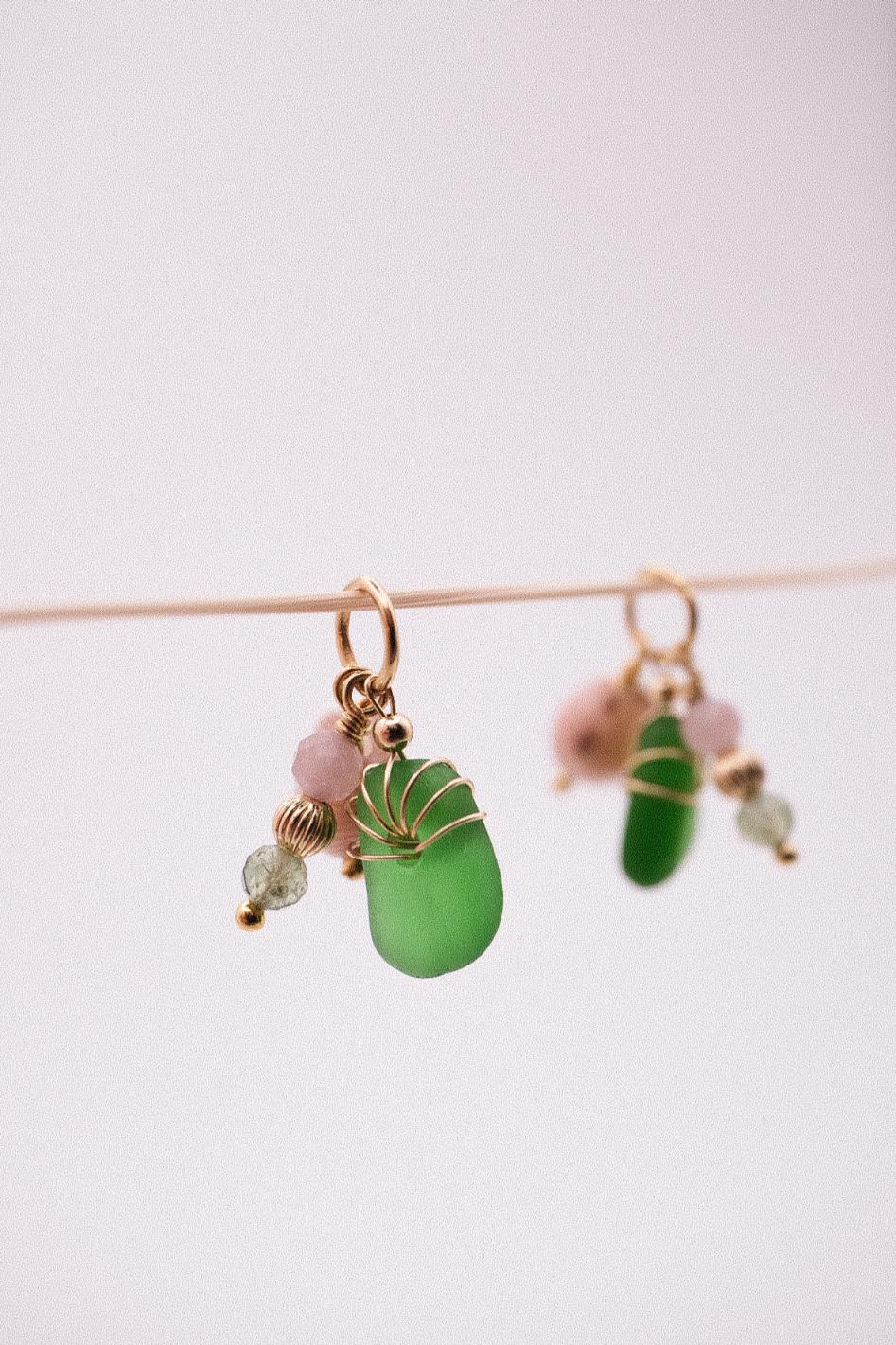 Coffret Chaîne + créoles + pendentifs