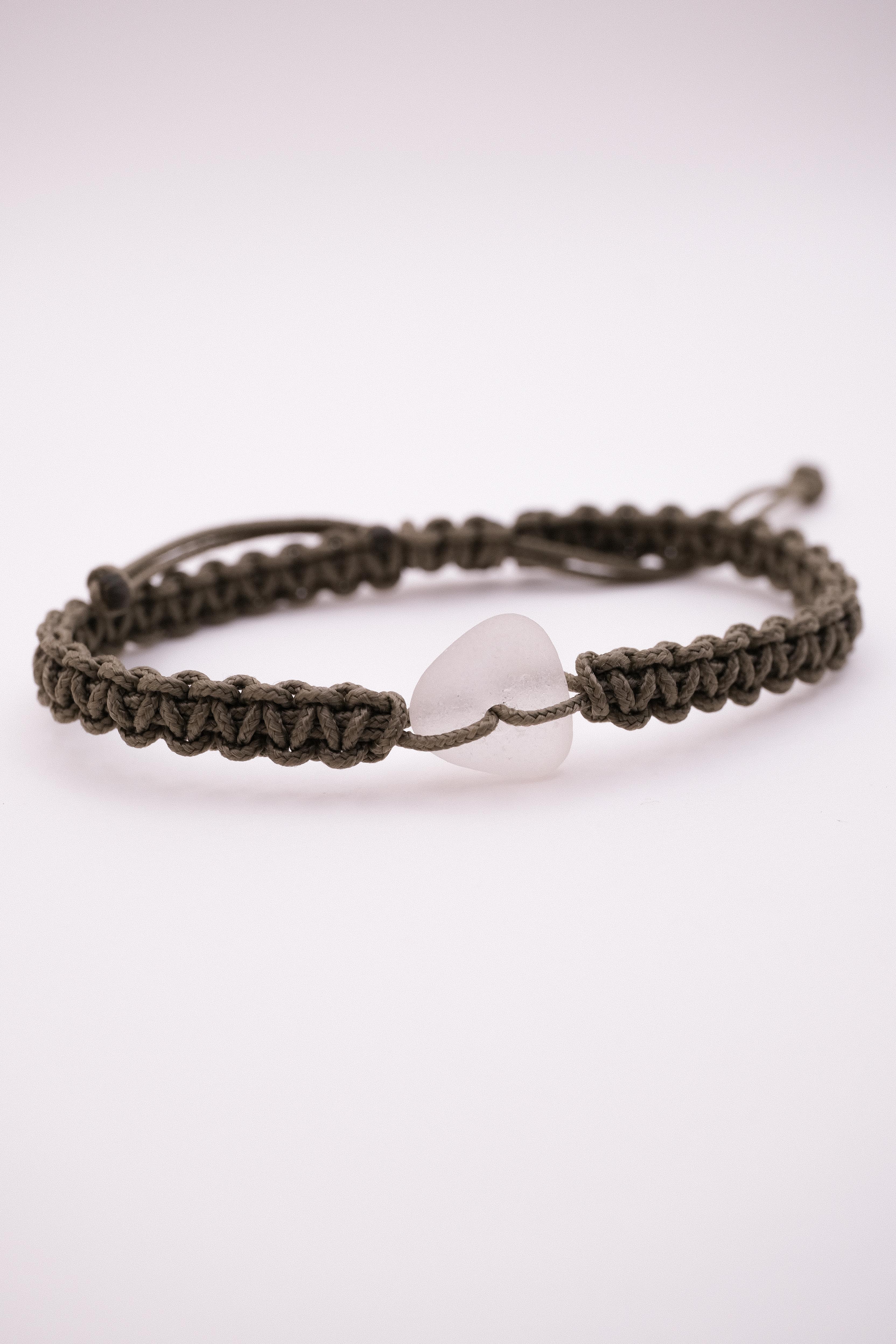 Bracelet Ludo - Blanc/kaki
