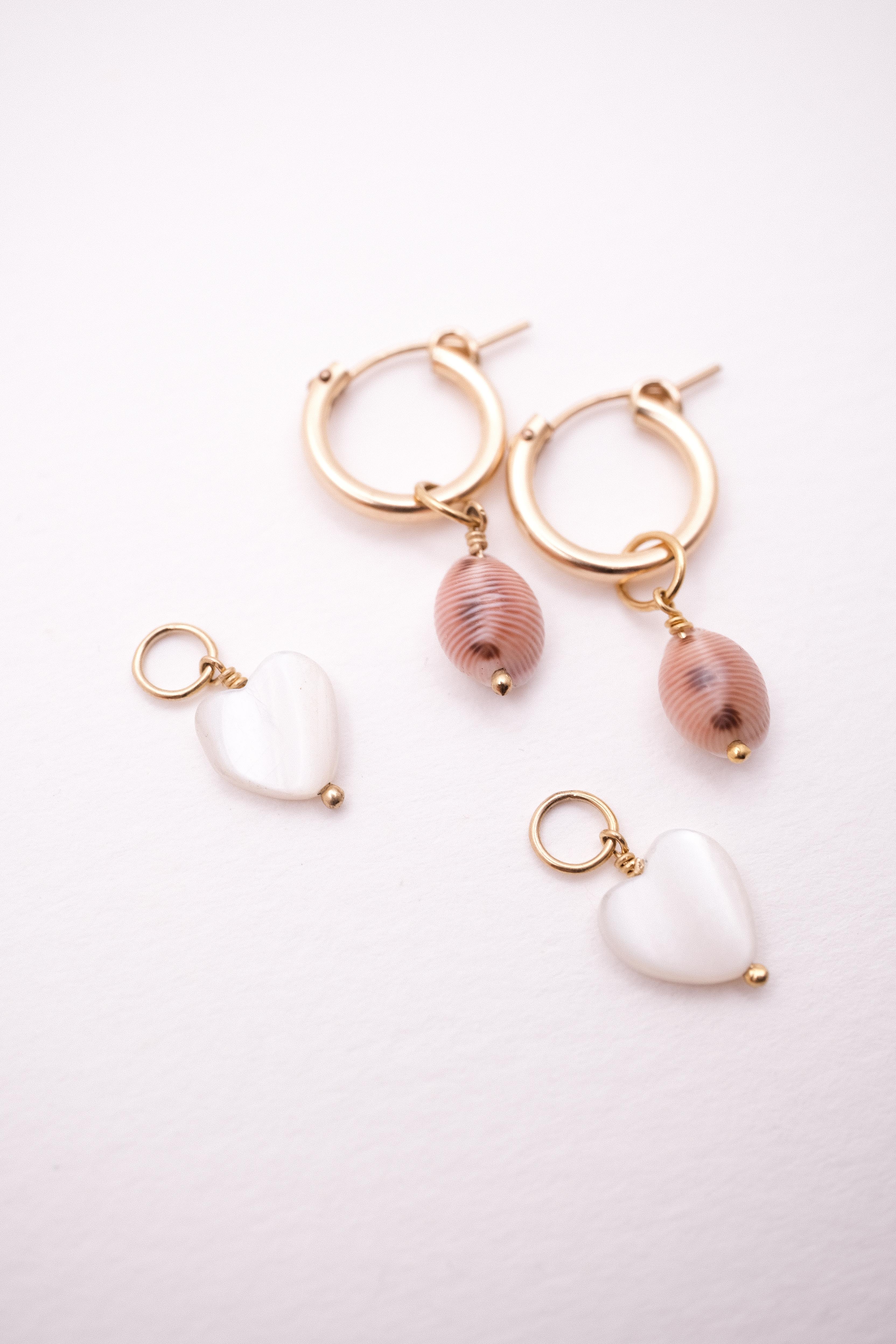 Coffret créoles + pendentifs